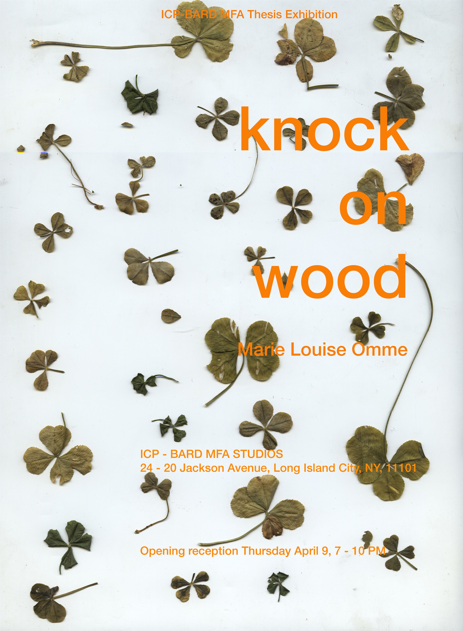 Marie Louise Omme, Knock on Wood