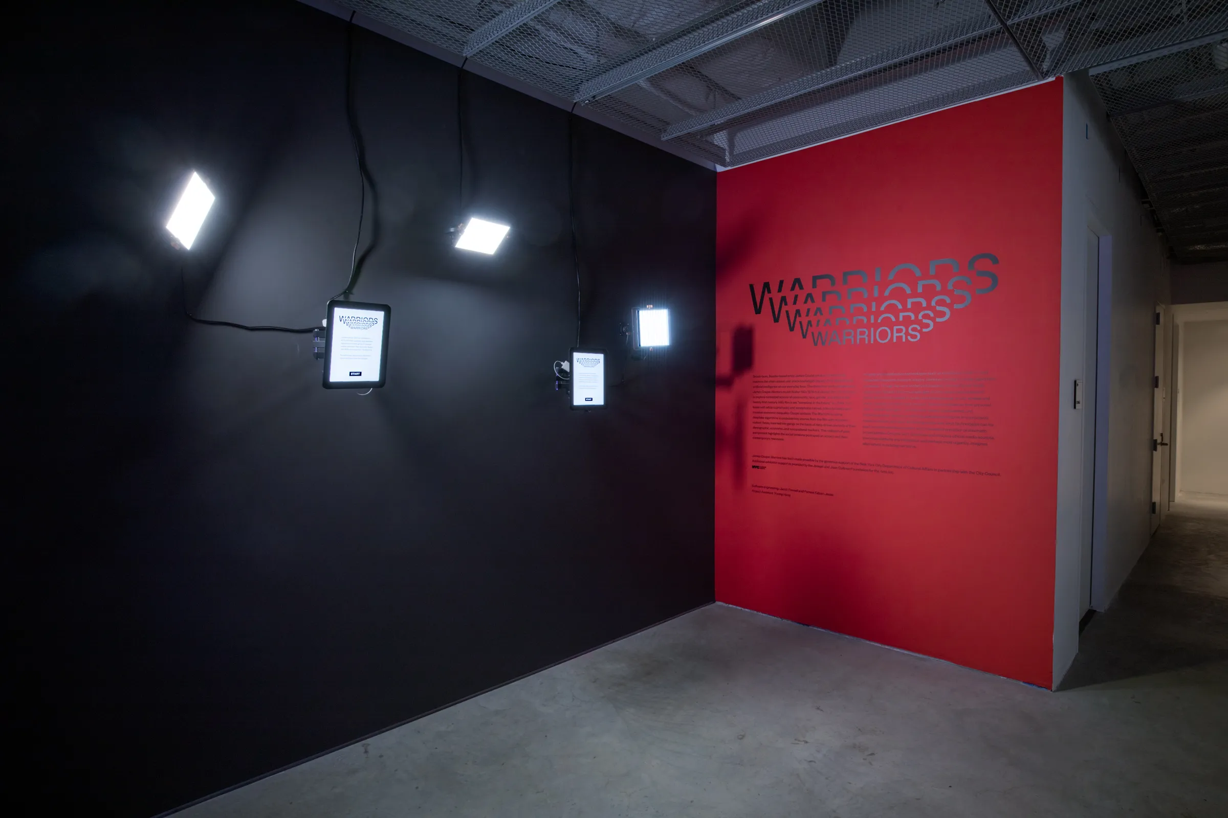 Warriors studio section.
