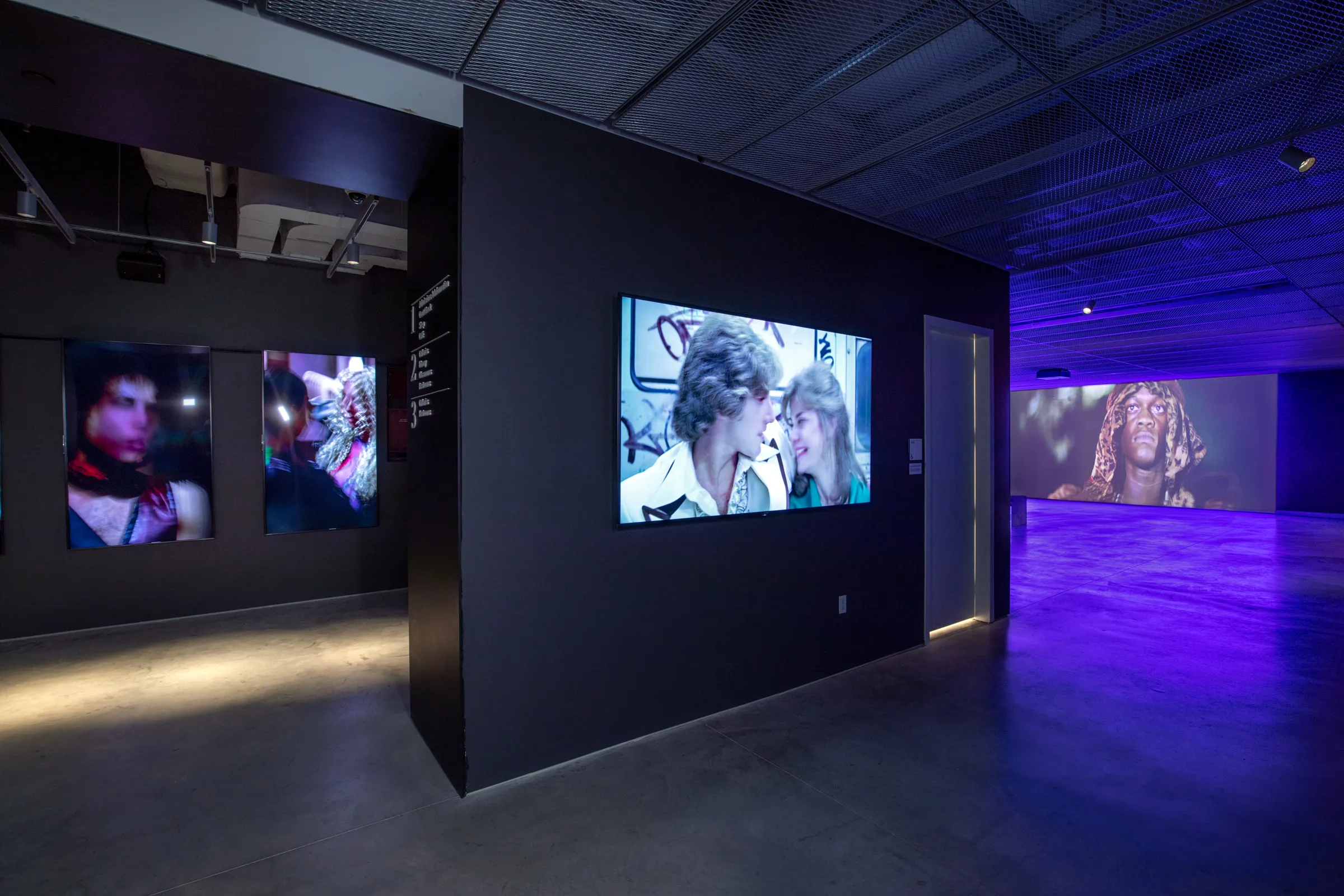 The inside of an art museum.