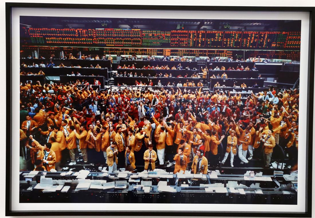 Andreas Gursky. Chicago Mercantile Exchange, 1997. Installation at the 2015 Venice Art Biennale.