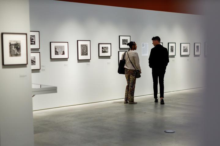 A photography exhibit at ICP. 