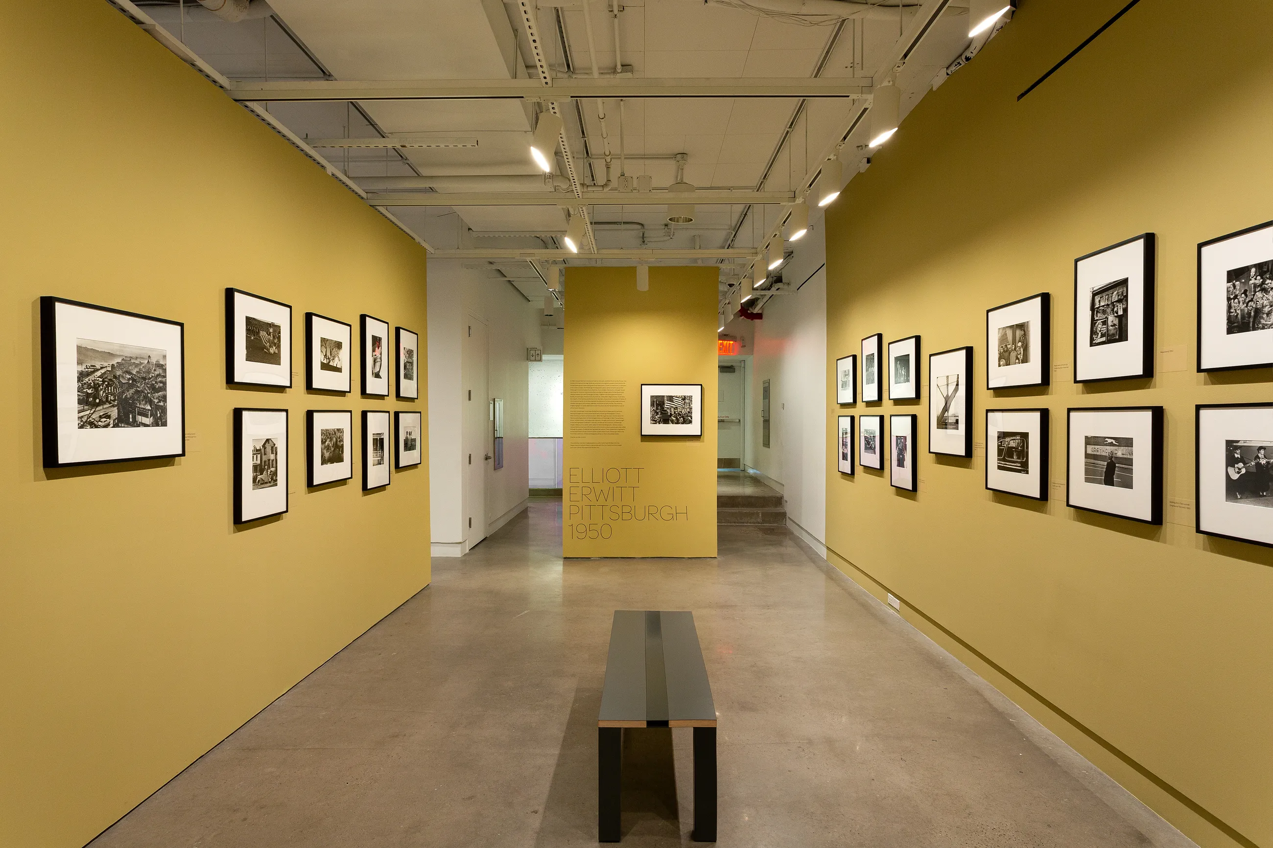 The inside of an art museum.